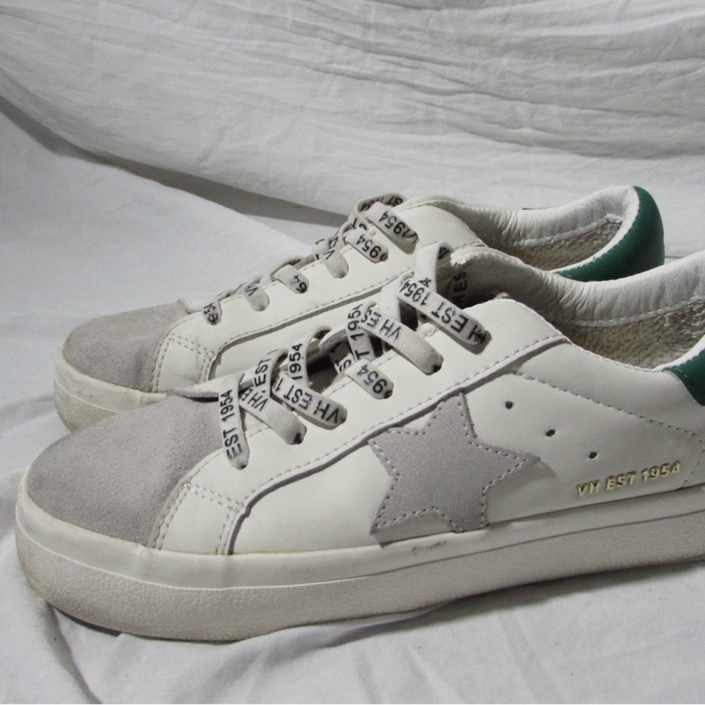 Vintage Havana White Sneakers with Green Accent - Picture 4 of 9